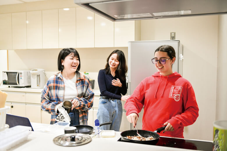 創価大学の国際学生寮（女子寮）