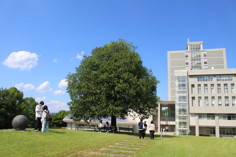 愛知県立大学の広場