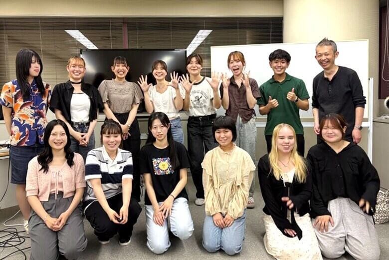 宮城大学の学生と留学生