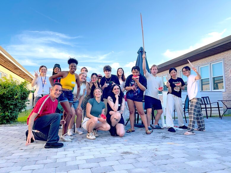 昭和ボストンの学生の集合写真