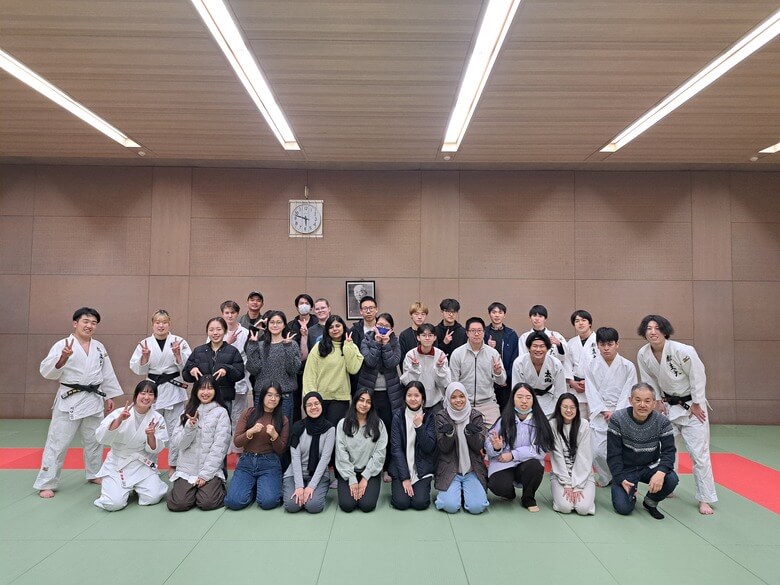 東京都立大学の柔道ワークショップ