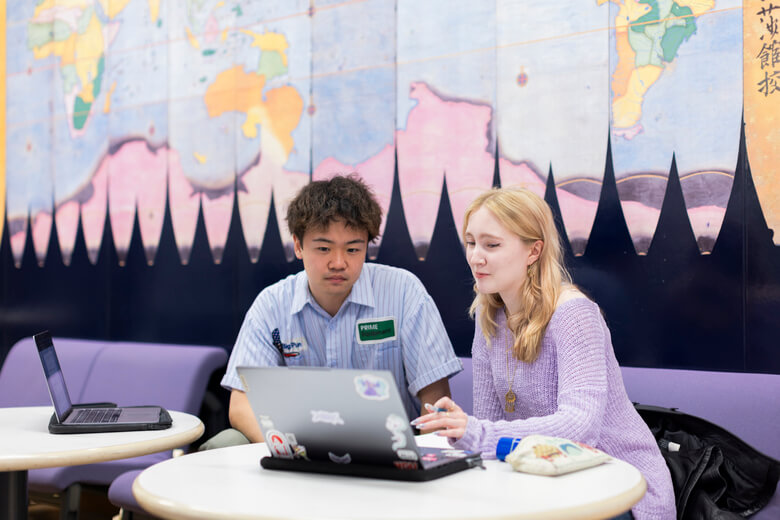 関西外国語大学学内での国際交流2