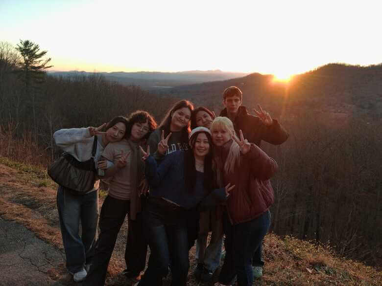 西南学院大学 夕日