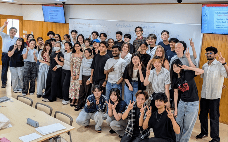 吉備国際大学 キャンパスで国際交流