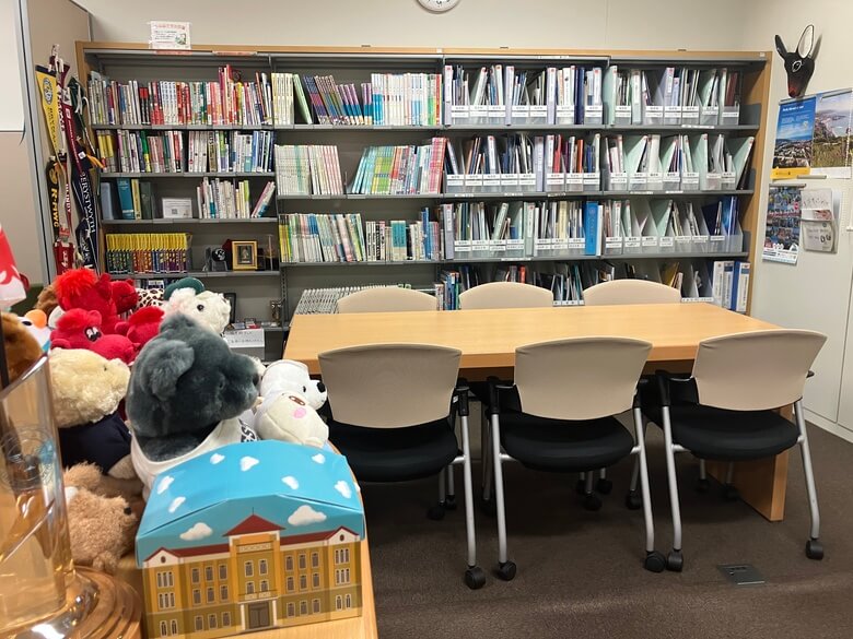 津田塾大学国際センター内の様子