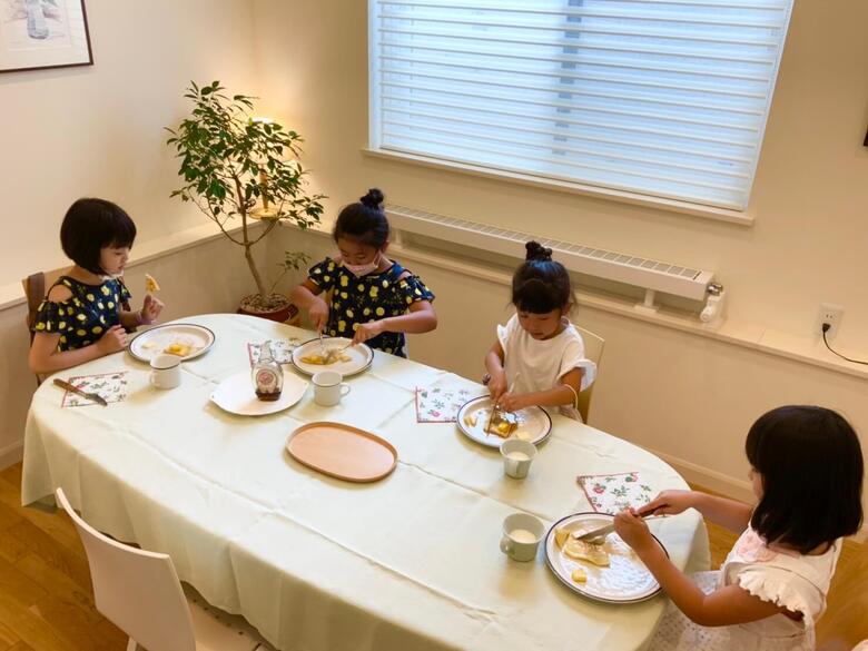 トンプソンインターナショナルの子どもの生徒