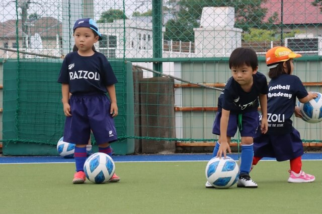 EIGO Football Academy のU6の生徒