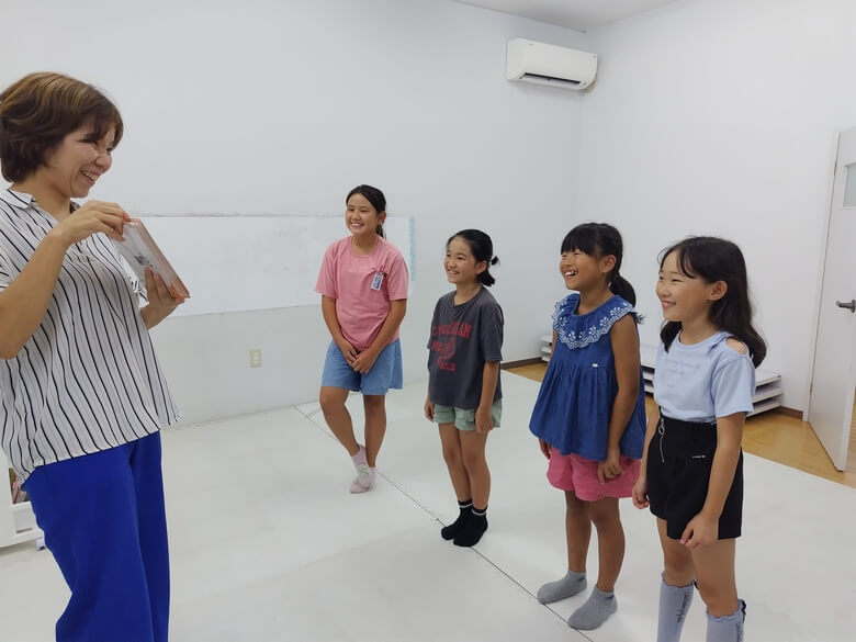 いもと英会話スクールレッスンの様子