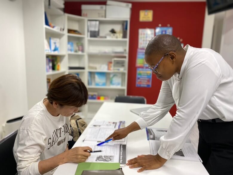 カナディアンランゲージスクールのレッスン風景