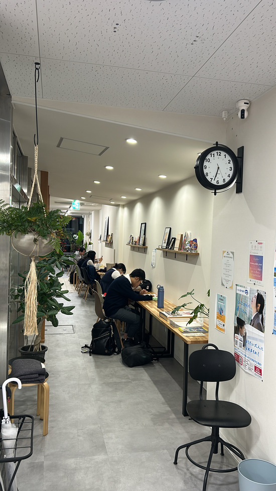 クレイン英学校の自習室