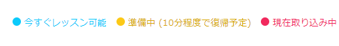 ネイティブキャンプのオンライン表示