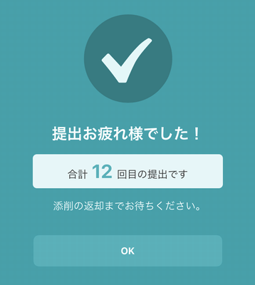 シャドテン 12回目の提出